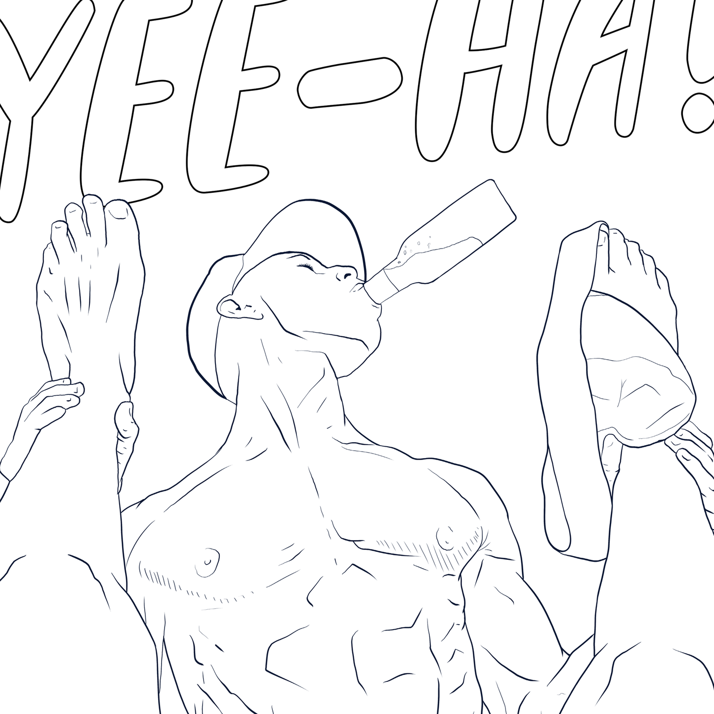 Gay and Queer 18/21+ Adult Coloring Book