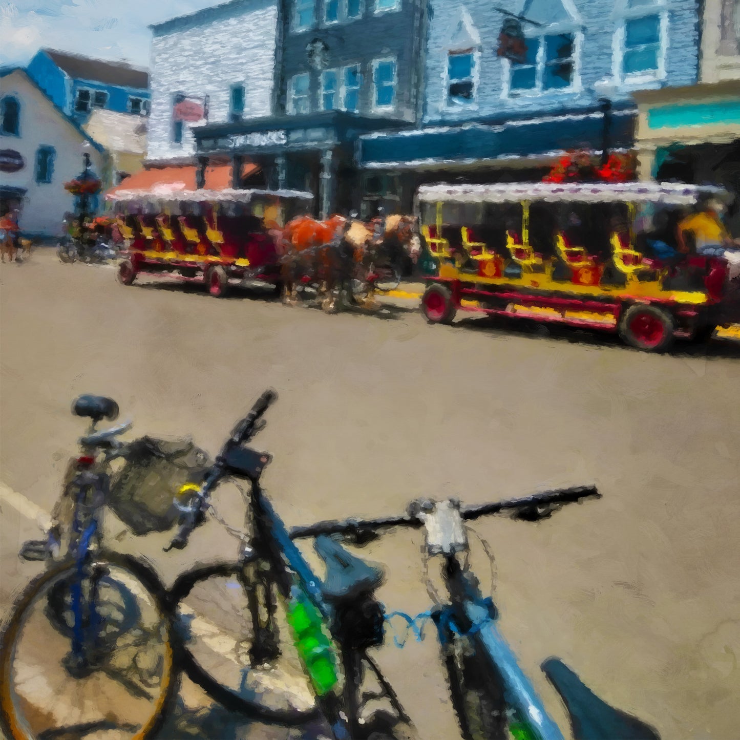 Mackinac Summer Main Street