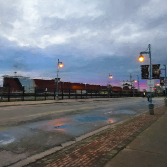 Sault Locks Painting, Sault Ste. Marie, MI
