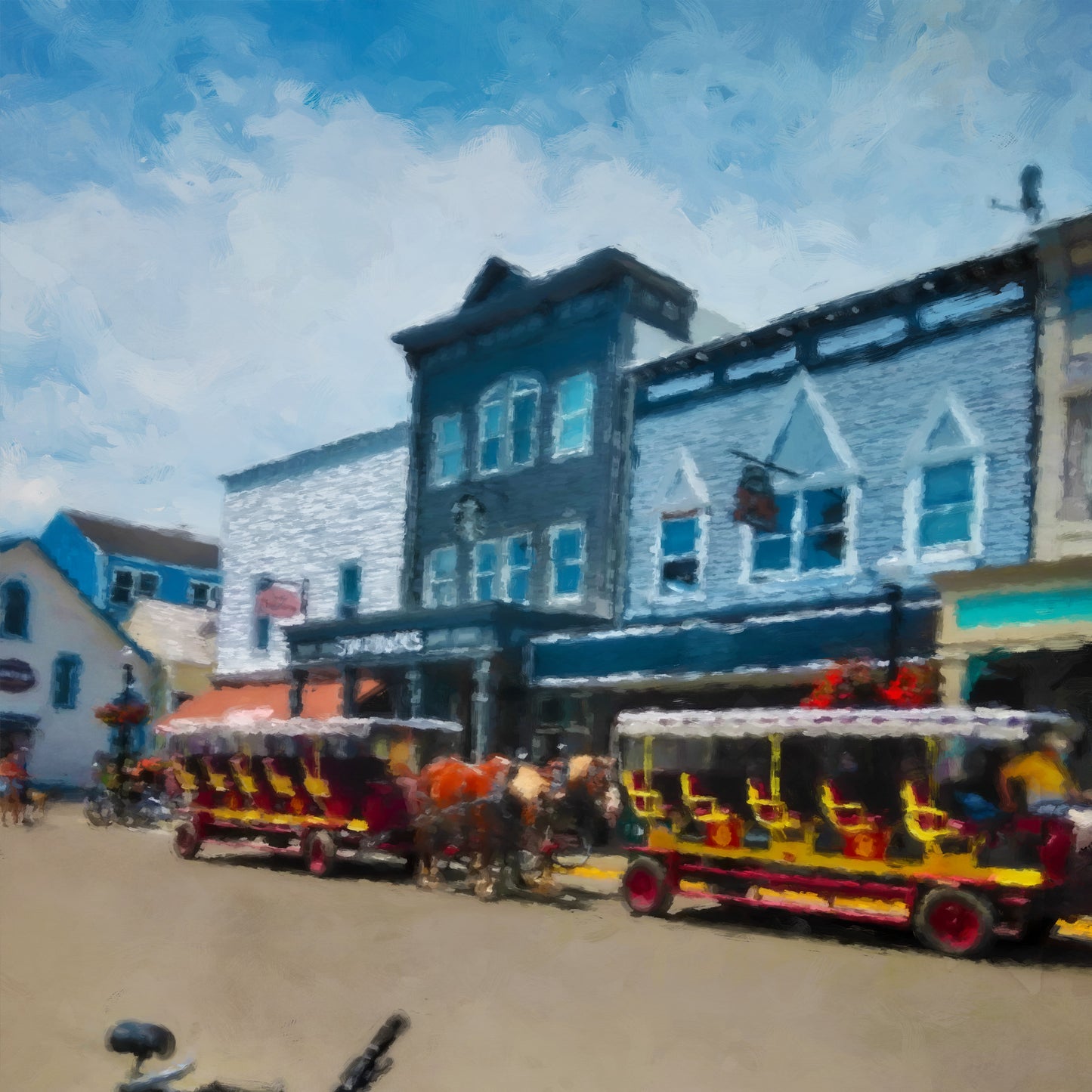 Mackinac Summer Main Street