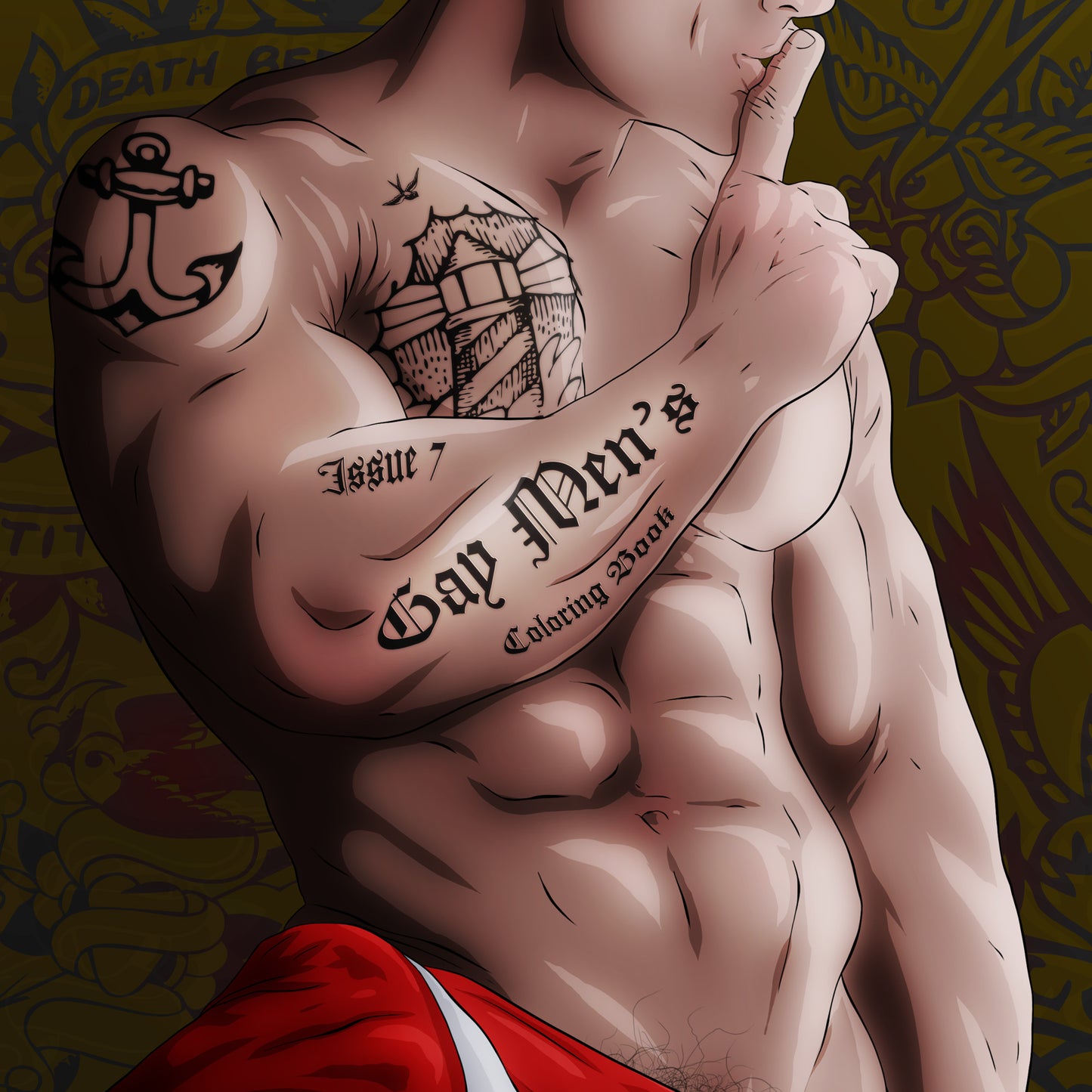 Gay and Queer 18/21+ Adult Coloring Book, Issue #7