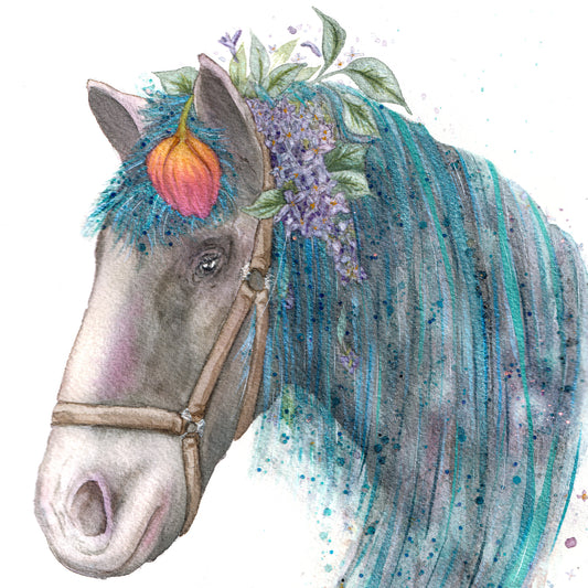 Mackinac Island Spring Horse