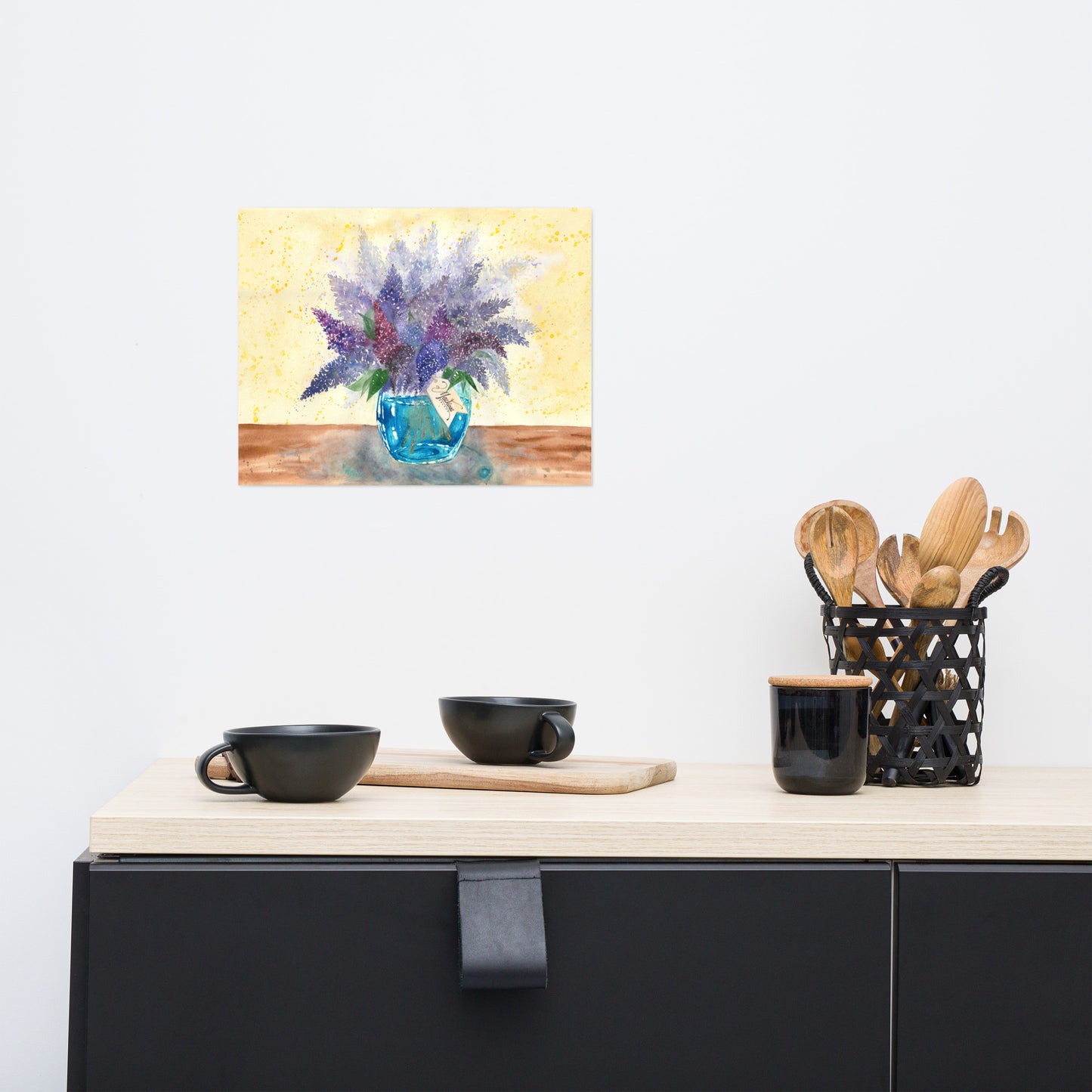 Mackinac Island Lilacs Watercolor