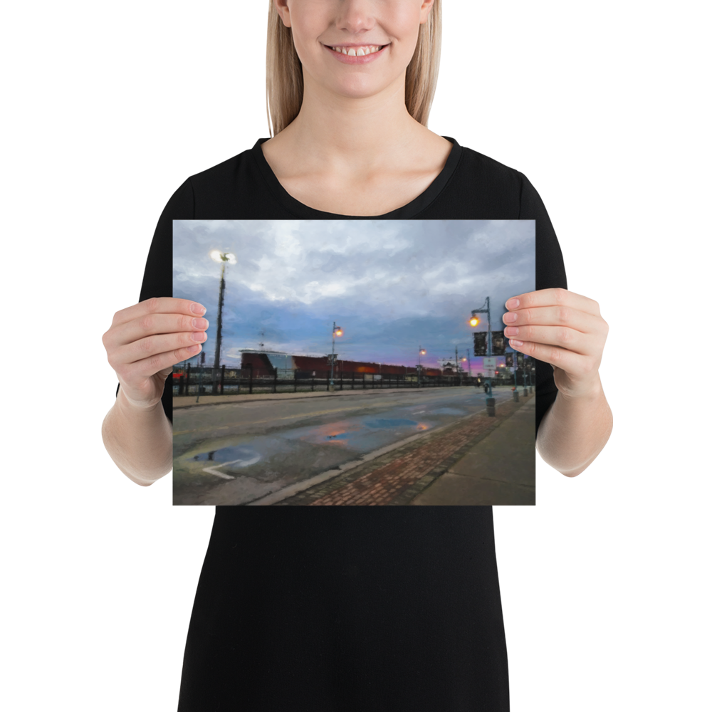 Sault Locks Painting, Sault Ste. Marie, MI