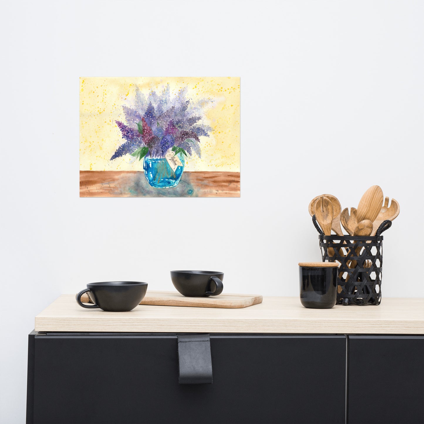 Mackinac Island Lilacs Watercolor