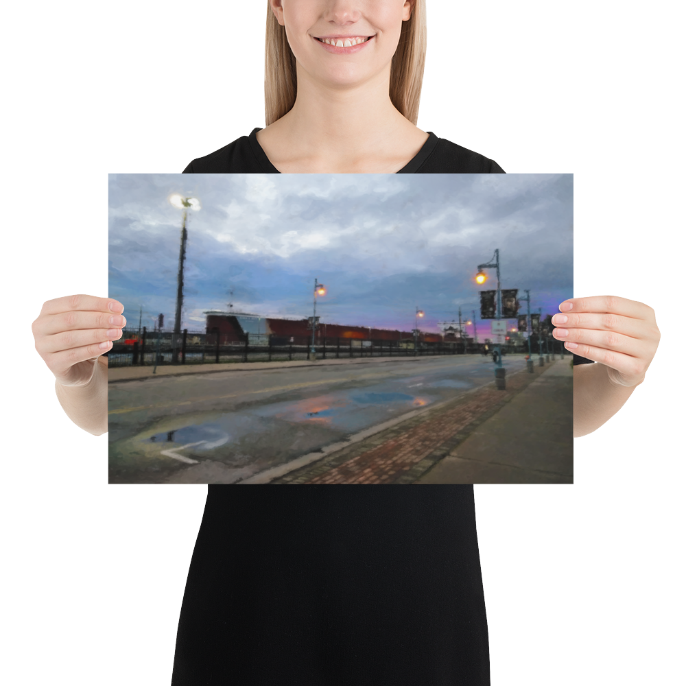 Sault Locks Painting, Sault Ste. Marie, MI