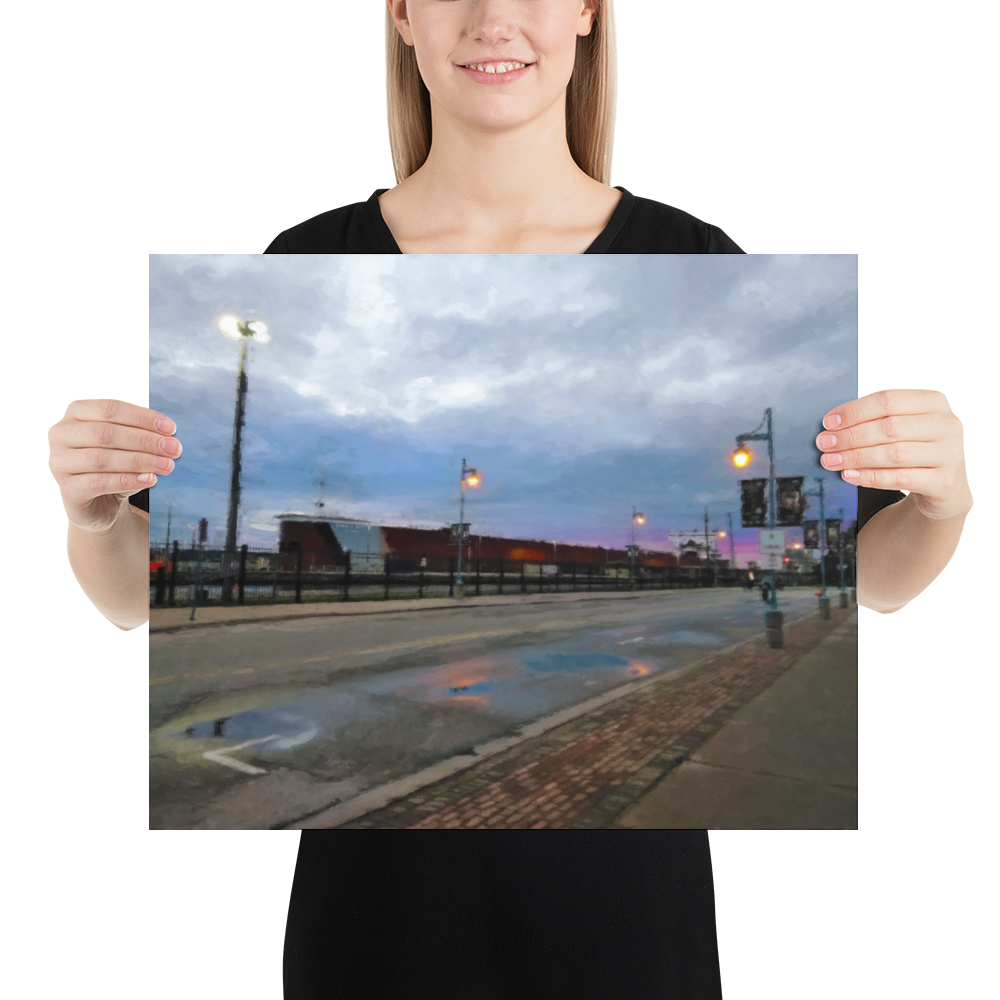 Sault Locks Painting, Sault Ste. Marie, MI