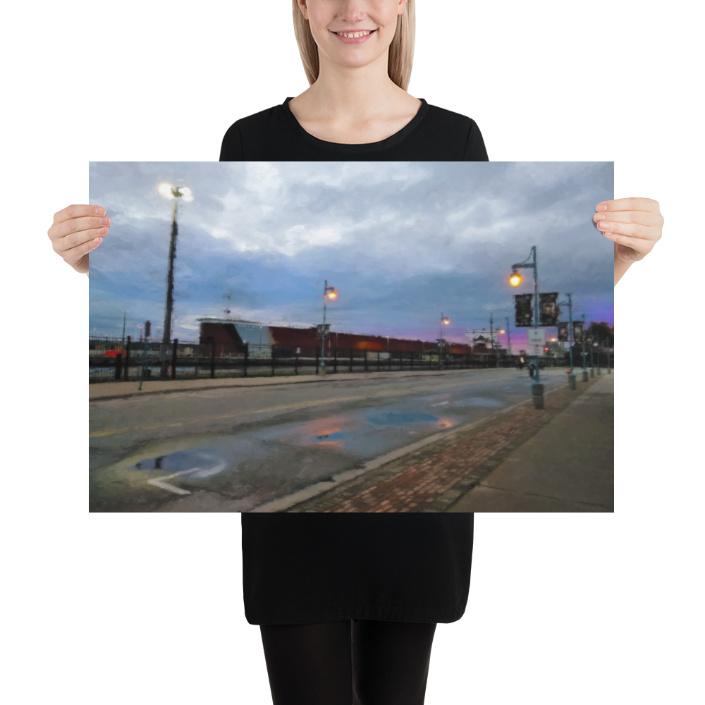 Sault Locks Painting, Sault Ste. Marie, MI