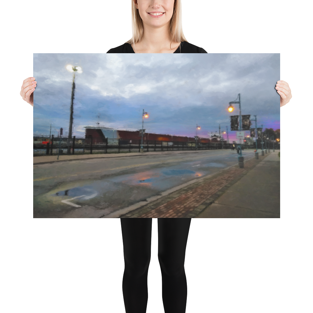 Sault Locks Painting, Sault Ste. Marie, MI