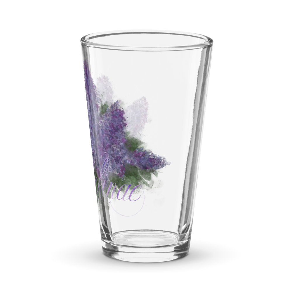 Mackinac Island Lilacs Shaker pint glass