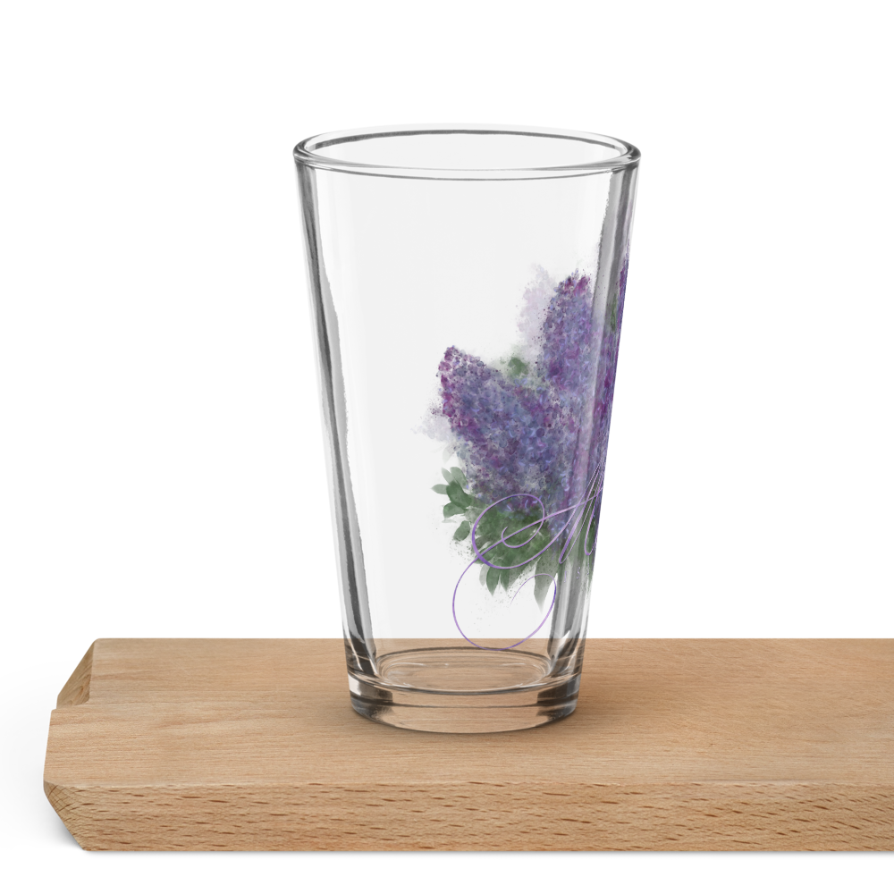 Mackinac Island Lilacs Shaker pint glass