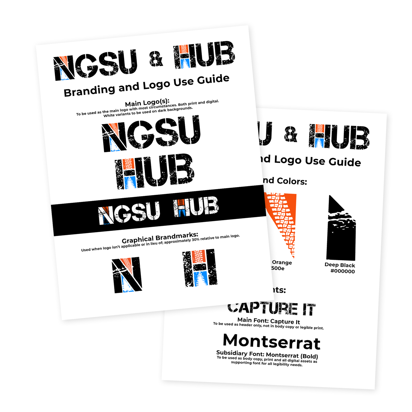 NGSU and HUB Branding and Identity Logos