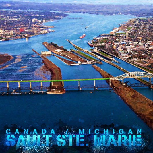 Sault Ste. Marie Michigan and Canada, The Locks