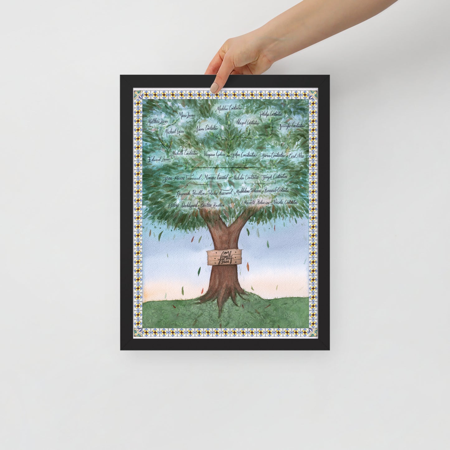 Jennifer Constantino's Family Tree Framed Print